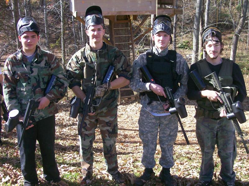 tactical insertion paintball team